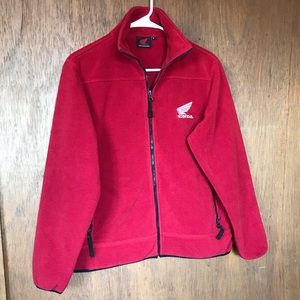 Red Honda sweater